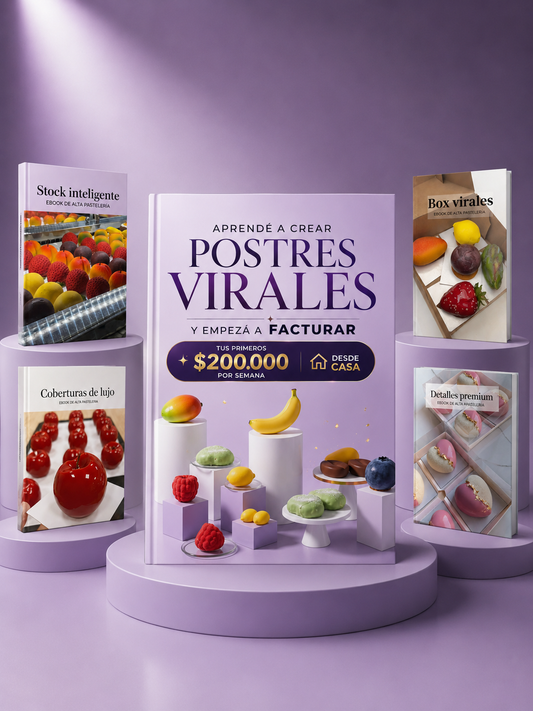 Aprende a crear postres virales y empeza a facturar desde casa
